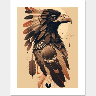 Native American Crow Posters and Art